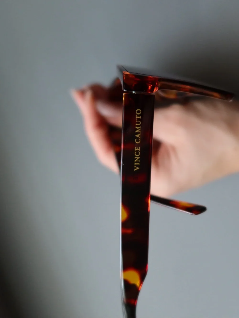 Vince Camuto Oversized Shield Sunglasses Tortoise Brown